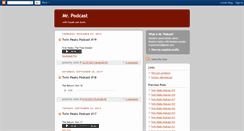 Desktop Screenshot of mr-podcast.blogspot.com