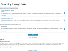 Tablet Screenshot of crunchingthroughnova.blogspot.com