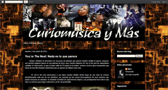 Desktop Screenshot of curiomusicaymas.blogspot.com