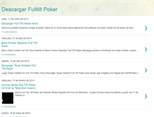 Tablet Screenshot of descargafulltiltpoker.blogspot.com