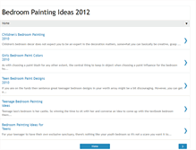 Tablet Screenshot of bedroom-painting-ideas.blogspot.com