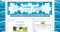 Desktop Screenshot of moanasaveshawaii.blogspot.com