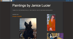 Desktop Screenshot of janicelucier.blogspot.com