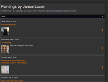 Tablet Screenshot of janicelucier.blogspot.com