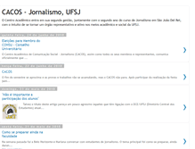 Tablet Screenshot of jornalismoufsj.blogspot.com