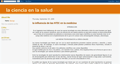 Desktop Screenshot of cienciasalud.blogspot.com