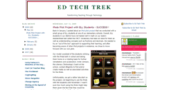 Desktop Screenshot of edtechtrek.blogspot.com