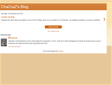 Tablet Screenshot of chazcaz.blogspot.com