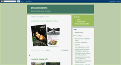 Desktop Screenshot of amazonsecrets.blogspot.com