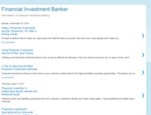 Tablet Screenshot of financialinvestmentbanker.blogspot.com