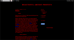 Desktop Screenshot of beautiful-artist-photos-chal.blogspot.com