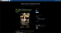 Desktop Screenshot of omeyocanprods.blogspot.com