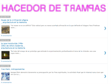 Tablet Screenshot of hacedordetrampas.blogspot.com