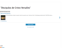Tablet Screenshot of discipulosversalles1.blogspot.com