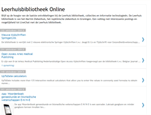 Tablet Screenshot of leerhuisbibliotheek.blogspot.com