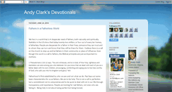 Desktop Screenshot of andyclarksdevotionals.blogspot.com