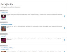 Tablet Screenshot of freddyknits.blogspot.com