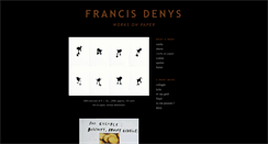 Desktop Screenshot of francisdenyspaper.blogspot.com