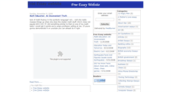 Desktop Screenshot of freeessaywebsite.blogspot.com
