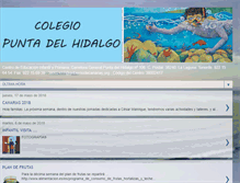 Tablet Screenshot of colegiolapunta.blogspot.com
