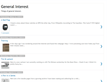 Tablet Screenshot of ofgeneralinterest.blogspot.com