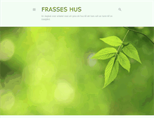 Tablet Screenshot of frasseshus.blogspot.com