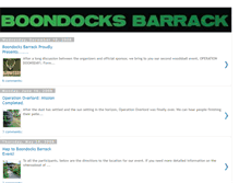 Tablet Screenshot of boondocksbarrack.blogspot.com