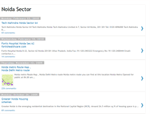 Tablet Screenshot of noidasector.blogspot.com