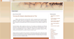 Desktop Screenshot of elartesanoturrones.blogspot.com
