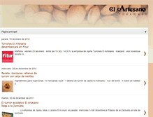 Tablet Screenshot of elartesanoturrones.blogspot.com