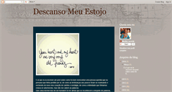 Desktop Screenshot of descansomeuestojo.blogspot.com