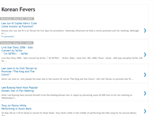 Tablet Screenshot of koreanfevers.blogspot.com