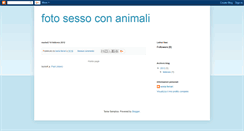 Desktop Screenshot of foto-sesso-con-animali-o5.blogspot.com