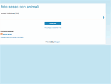 Tablet Screenshot of foto-sesso-con-animali-o5.blogspot.com