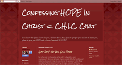 Desktop Screenshot of confessinghopeinchrist.blogspot.com