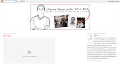 Desktop Screenshot of doesanyoneknowwhothisis.blogspot.com
