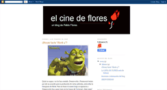 Desktop Screenshot of cinedeflores.blogspot.com