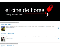 Tablet Screenshot of cinedeflores.blogspot.com