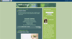 Desktop Screenshot of healthathomeblog.blogspot.com