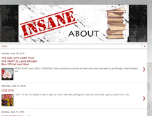 Tablet Screenshot of insaneaboutbooks.blogspot.com