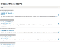 Tablet Screenshot of intraday-stock-trading.blogspot.com