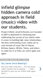 Mobile Screenshot of infieldglimpse.blogspot.com