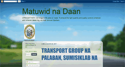 Desktop Screenshot of daang-tuwid.blogspot.com