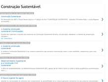 Tablet Screenshot of construcaoesustentabilidade.blogspot.com
