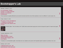 Tablet Screenshot of bootstrapperslab.blogspot.com