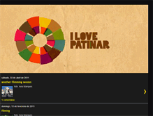 Tablet Screenshot of ilovepatinar.blogspot.com