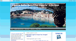 Desktop Screenshot of beautiful-liguria-2.blogspot.com