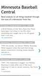 Mobile Screenshot of minnesotabaseballcentral.blogspot.com