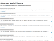 Tablet Screenshot of minnesotabaseballcentral.blogspot.com