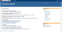 Desktop Screenshot of collection-meheut.blogspot.com